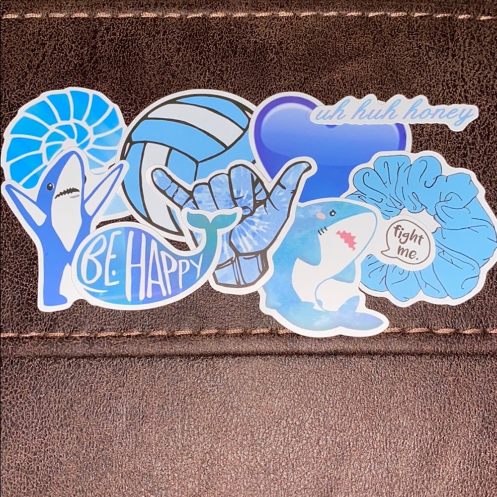 Blue Sticker Pack!